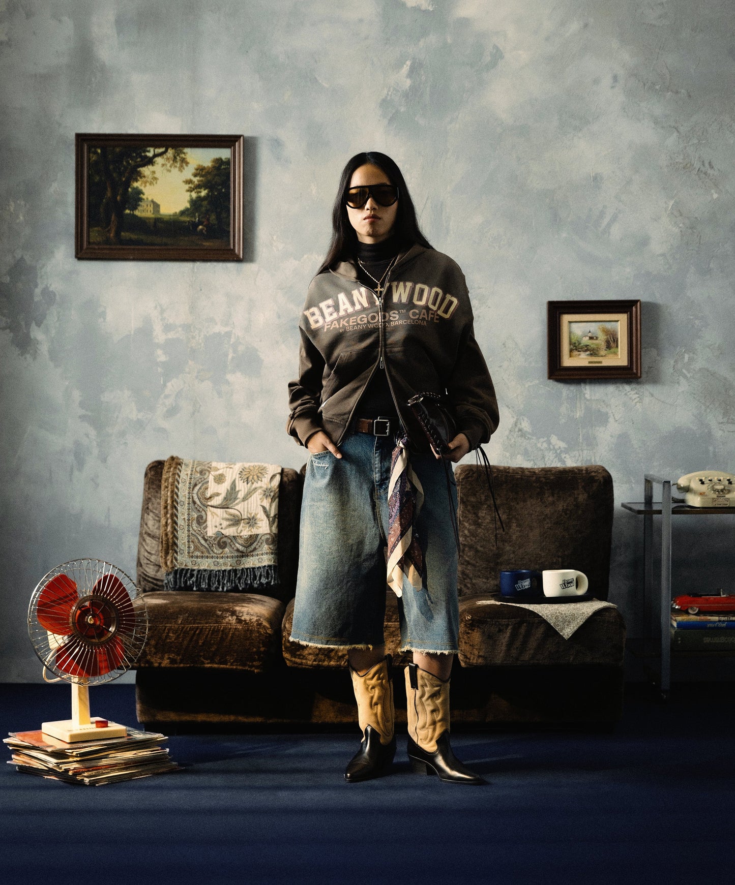 Caramel Zipper Brown