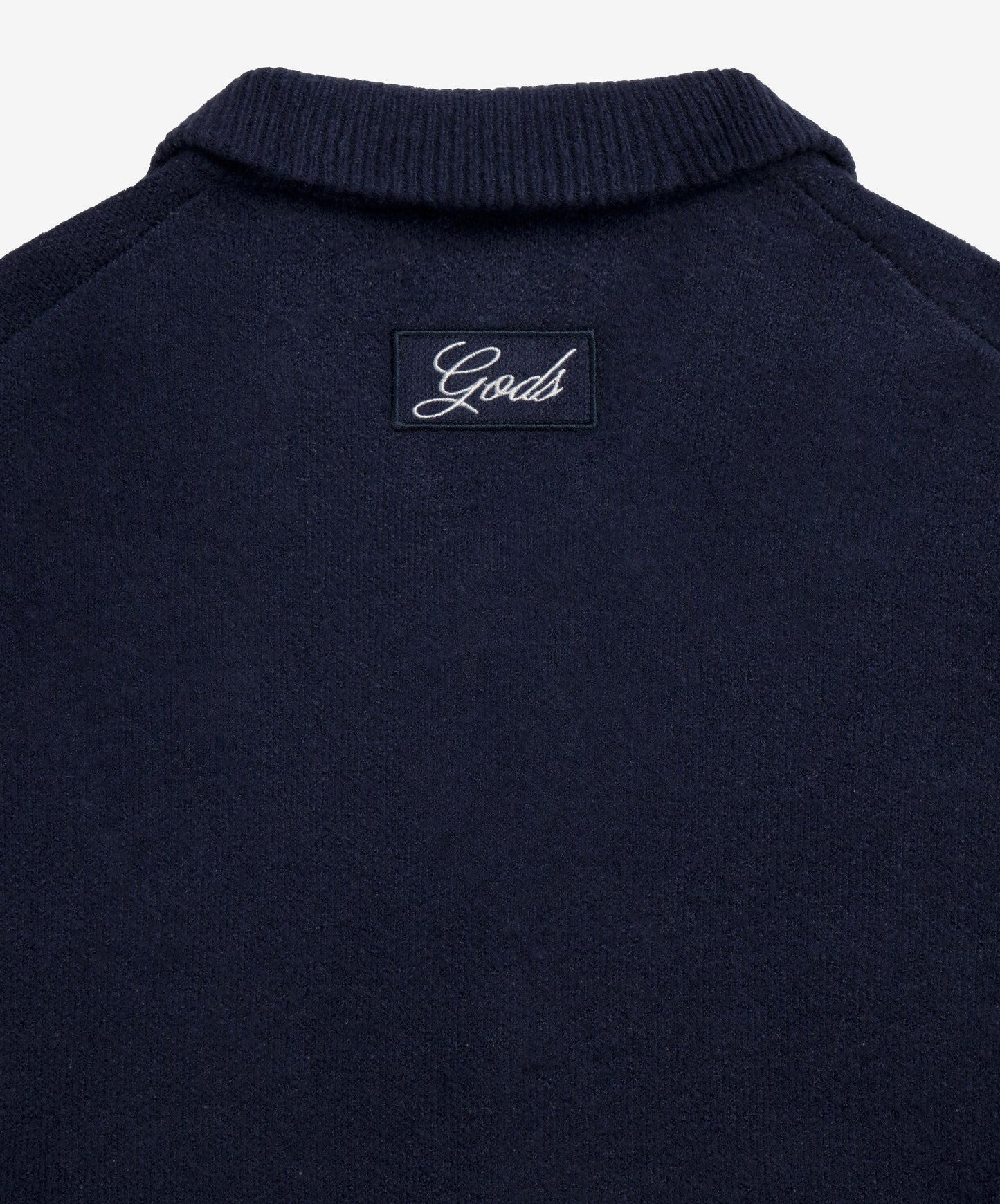 G'S Knitted Zipper Navy