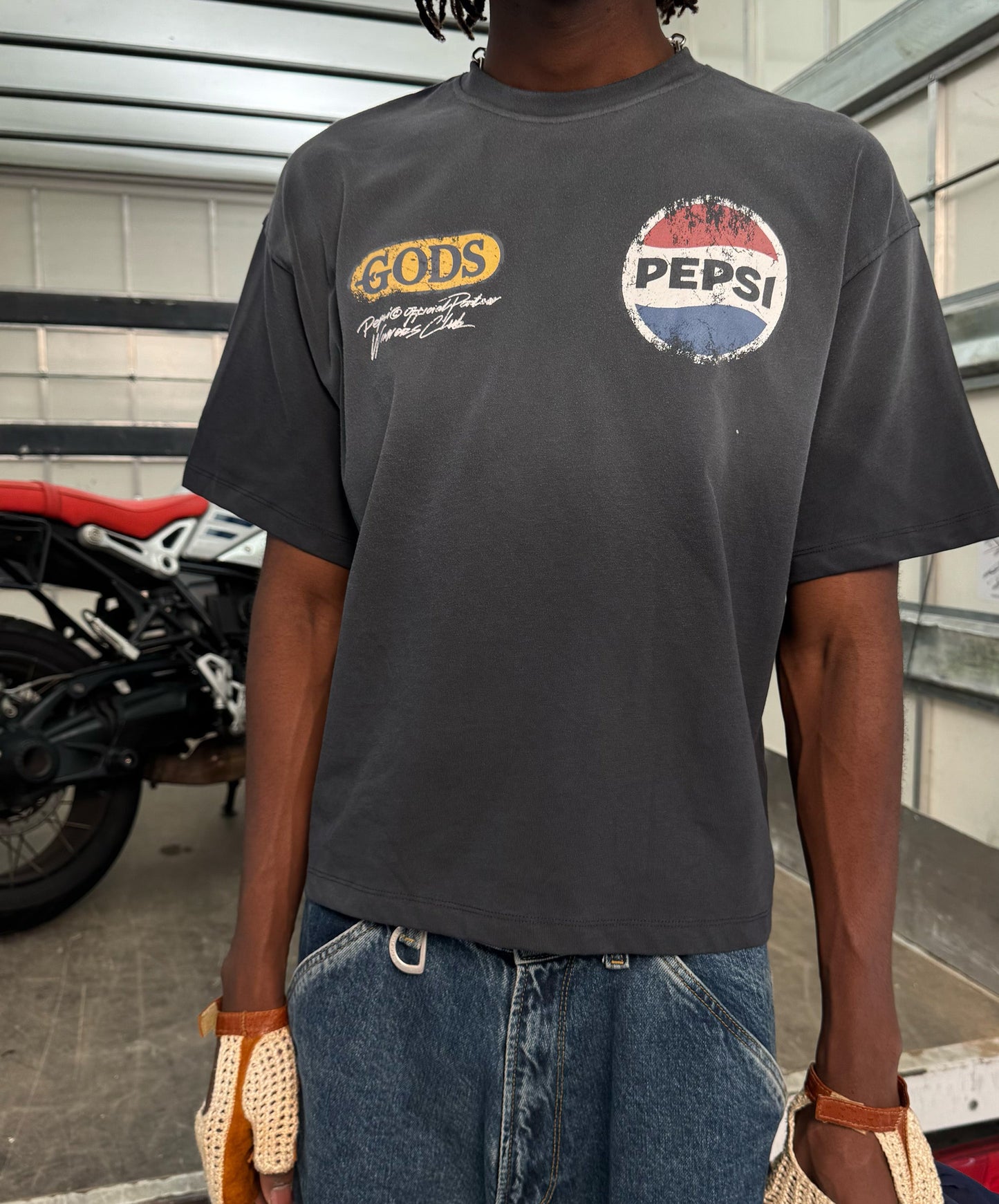 Classic Boxy Tee Dark Grey