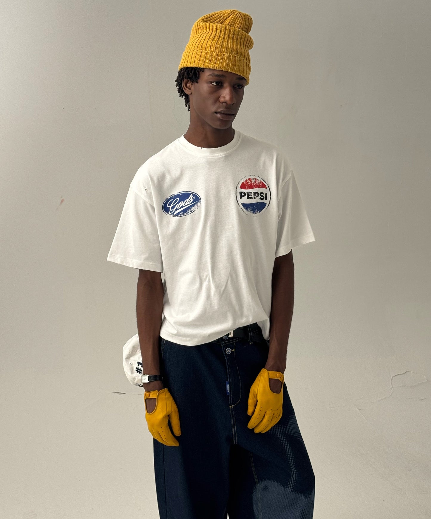 Racer Boxy Tee White