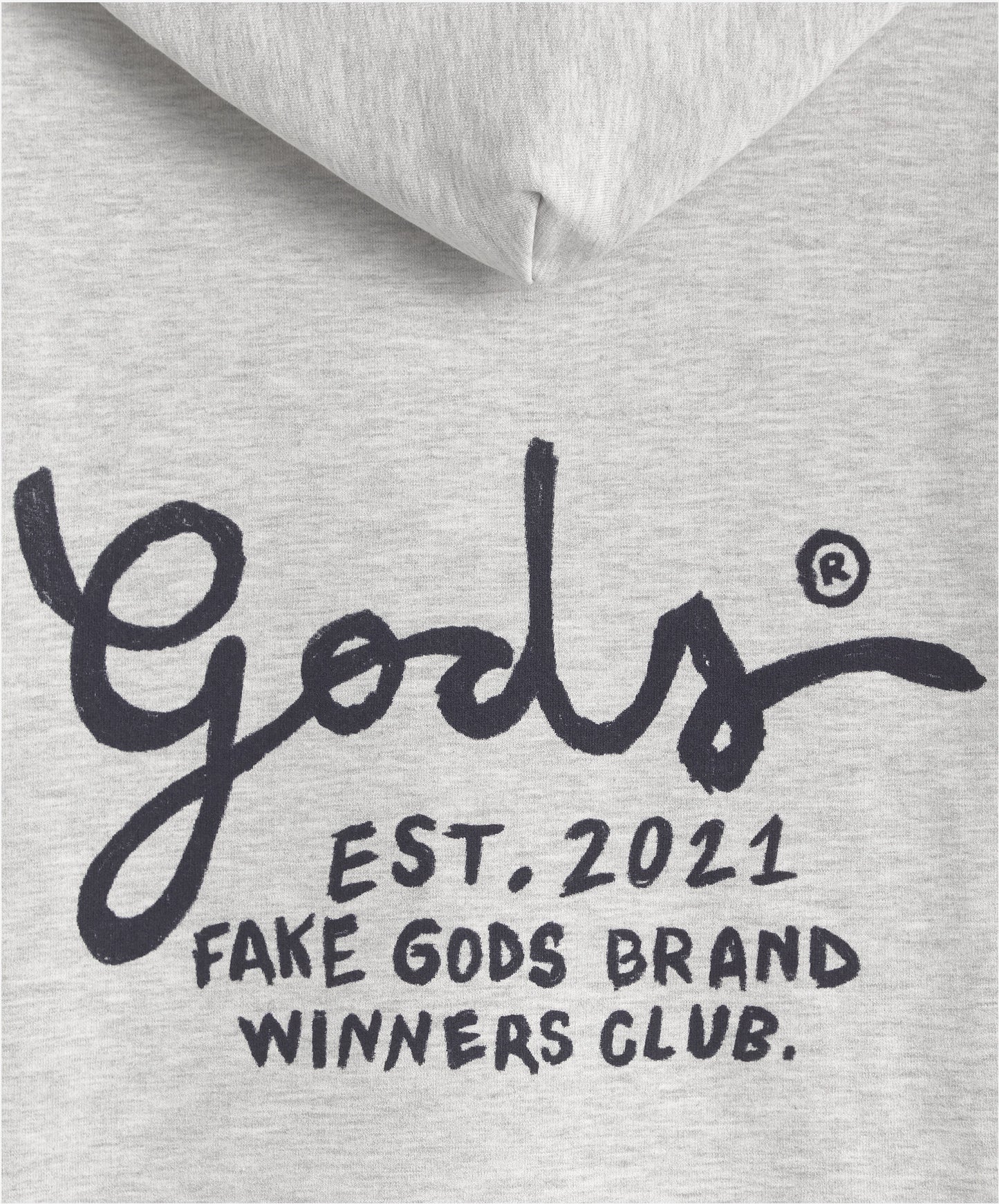 Gods Hoodie Grey Melange
