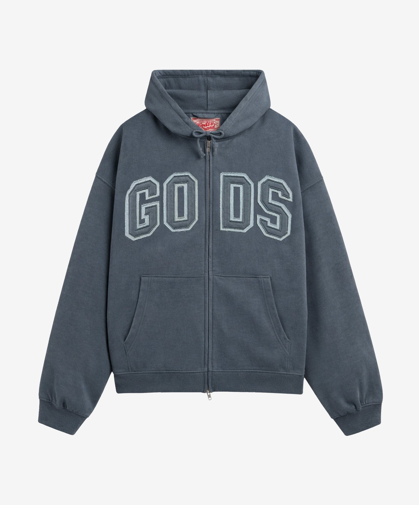 Gods Zipper Dark Grey