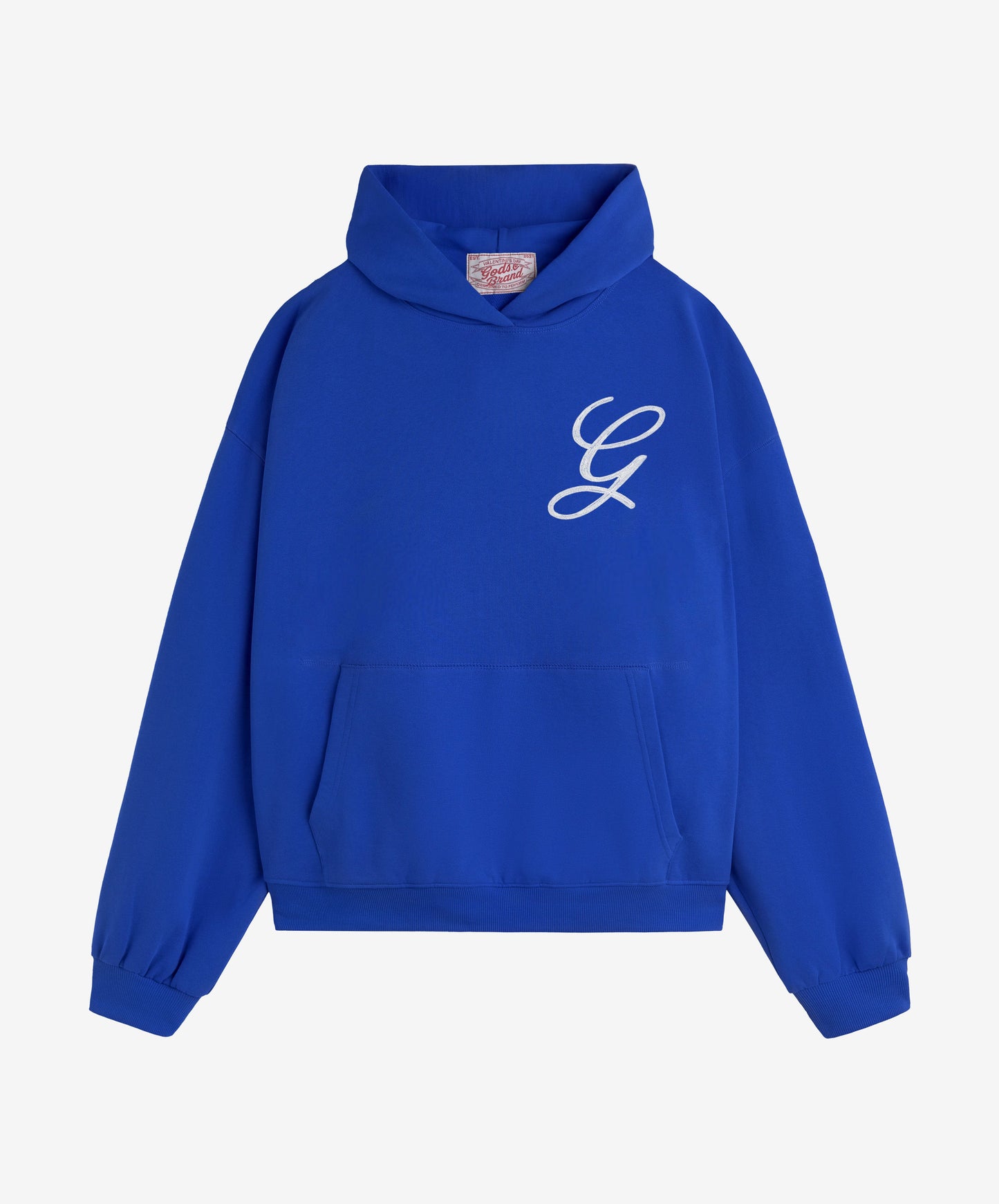Love Script Hoodie Blue