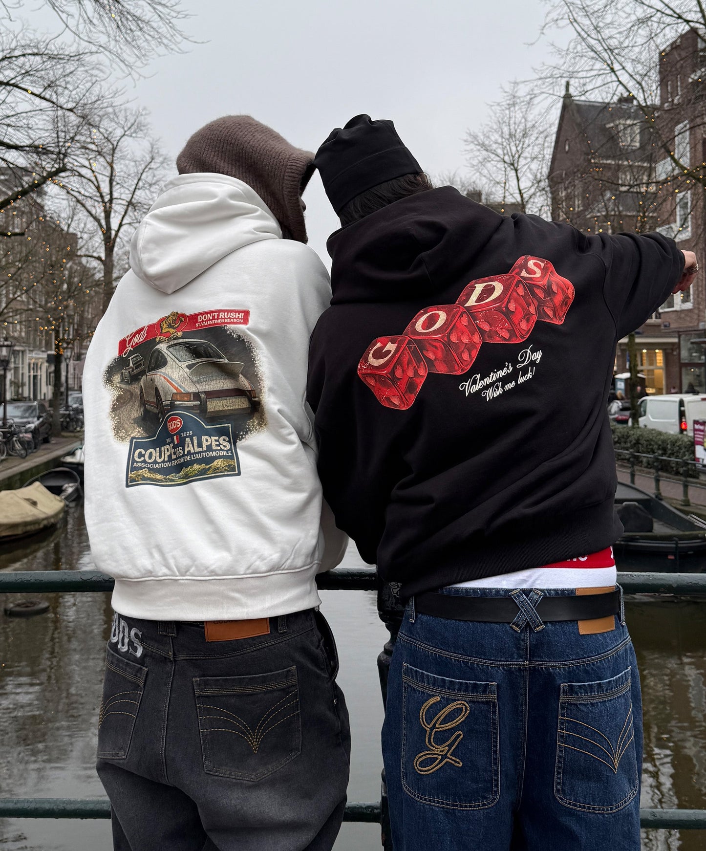 Red Dice Hoodie Black