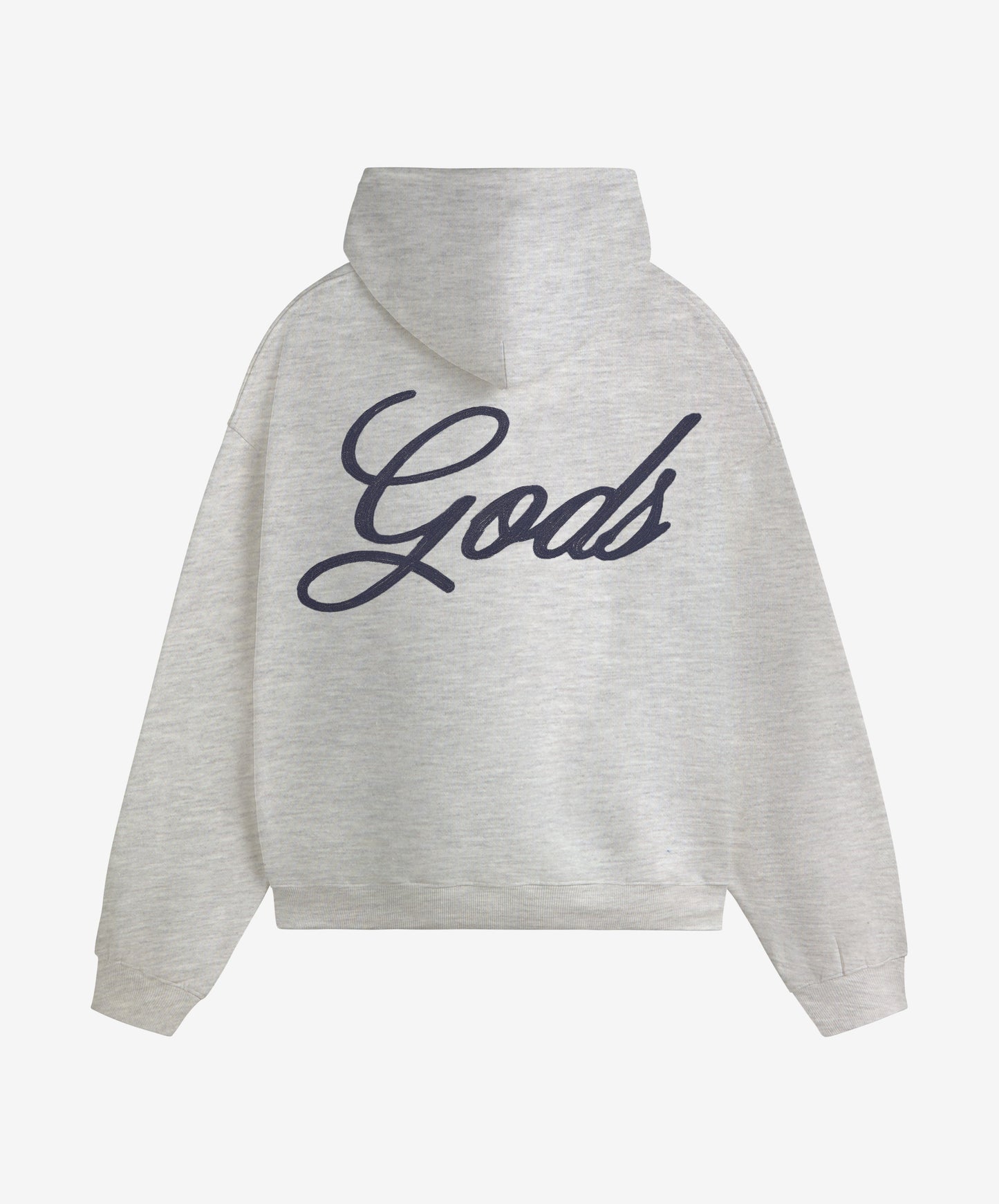 Love Script Hoodie Light Grey