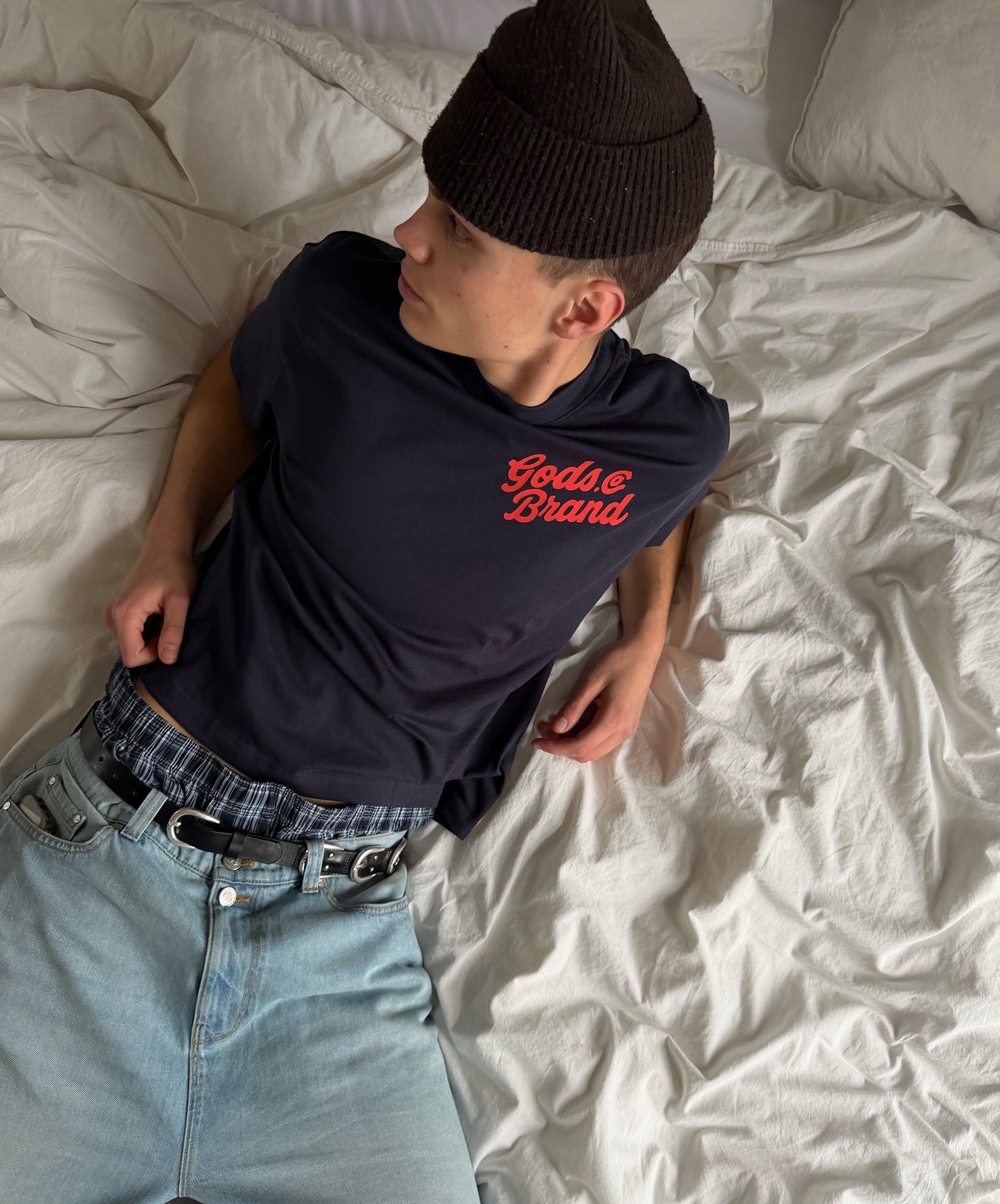 Gods Of Love Tee Navy