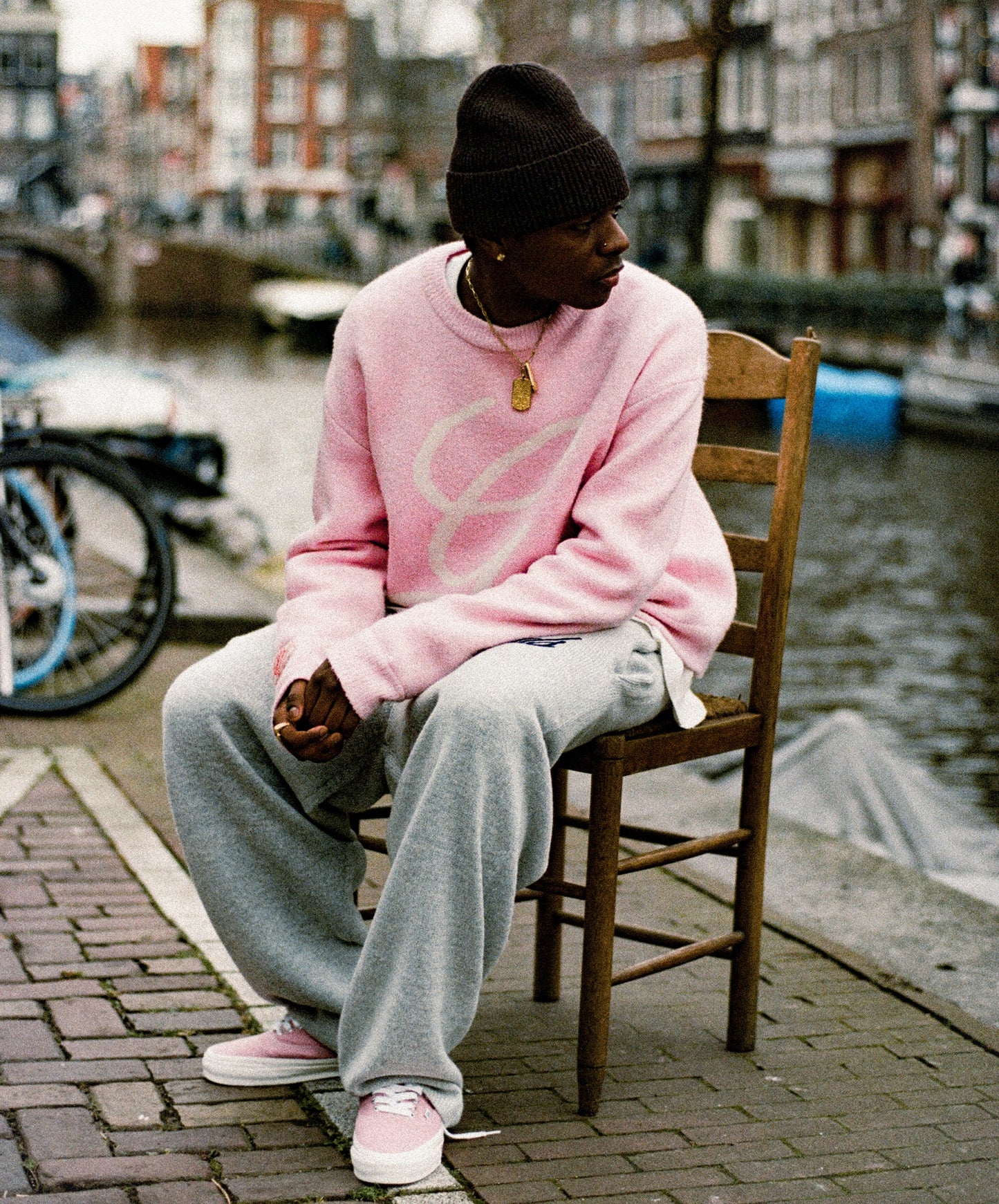 G'S Knitted Sweater Rose