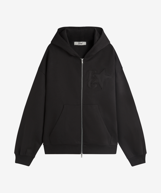 Star Zipper Black