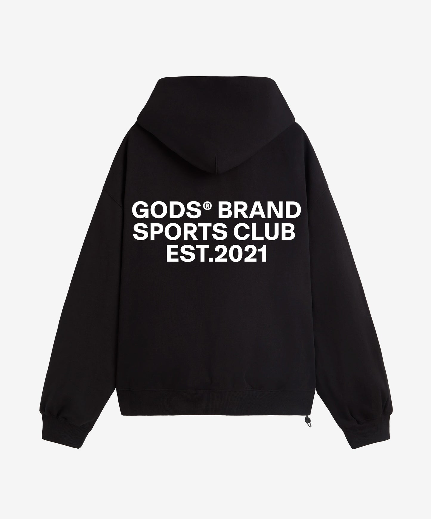Gods® Brand Sports Club Hoodie Black