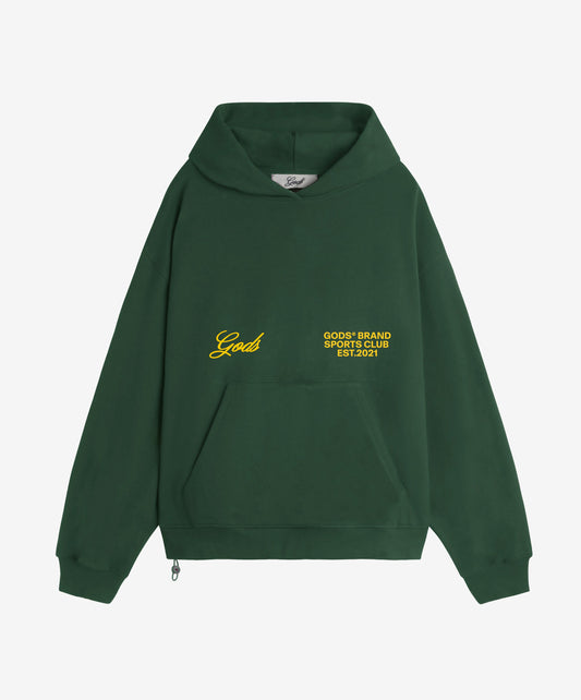 Gods® Brand Sports Club Hoodie Green