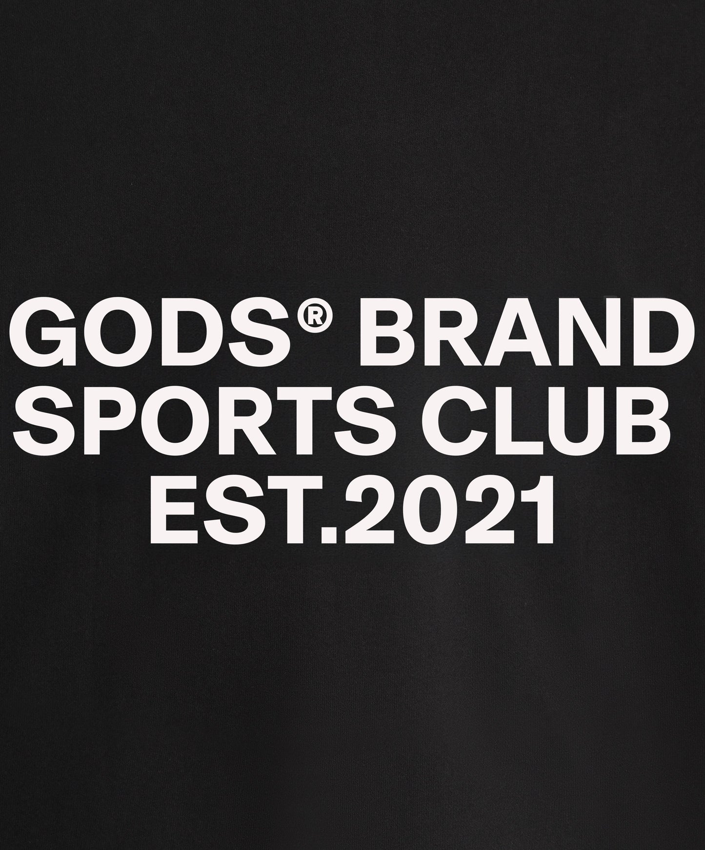 Gods® Brand Sports Club Hoodie Black