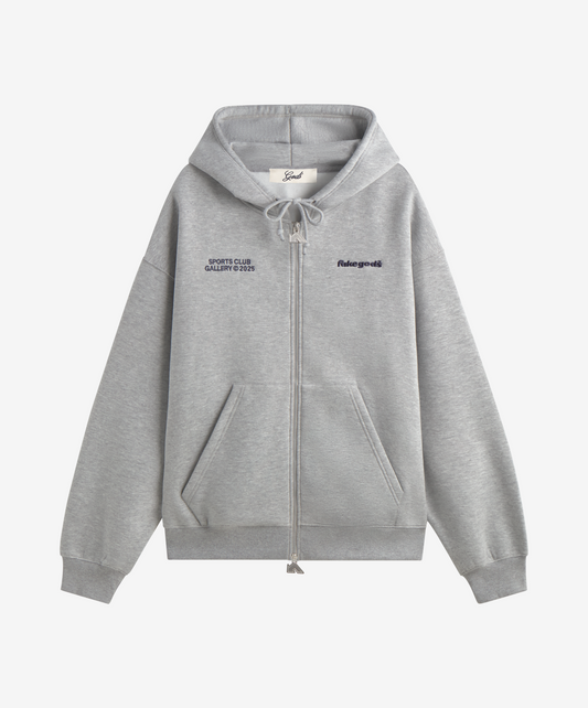 Sports Club Gallery Zipper Grey Melange