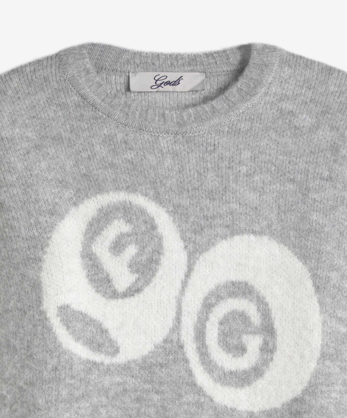Billiard Knitted Sweater Light Grey