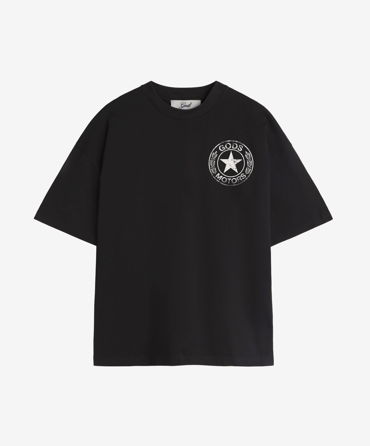 Motor Boxy Tee Black