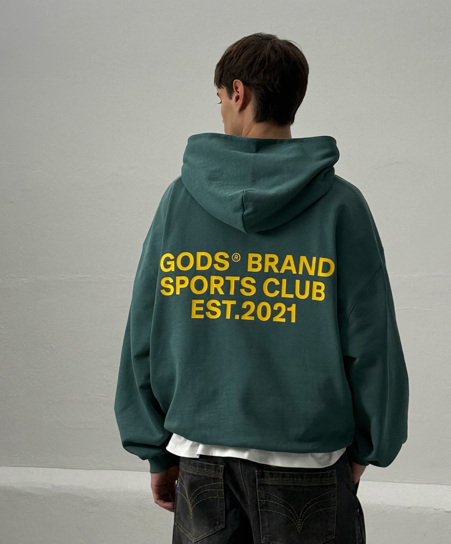 Gods® Brand Sports Club Hoodie Green