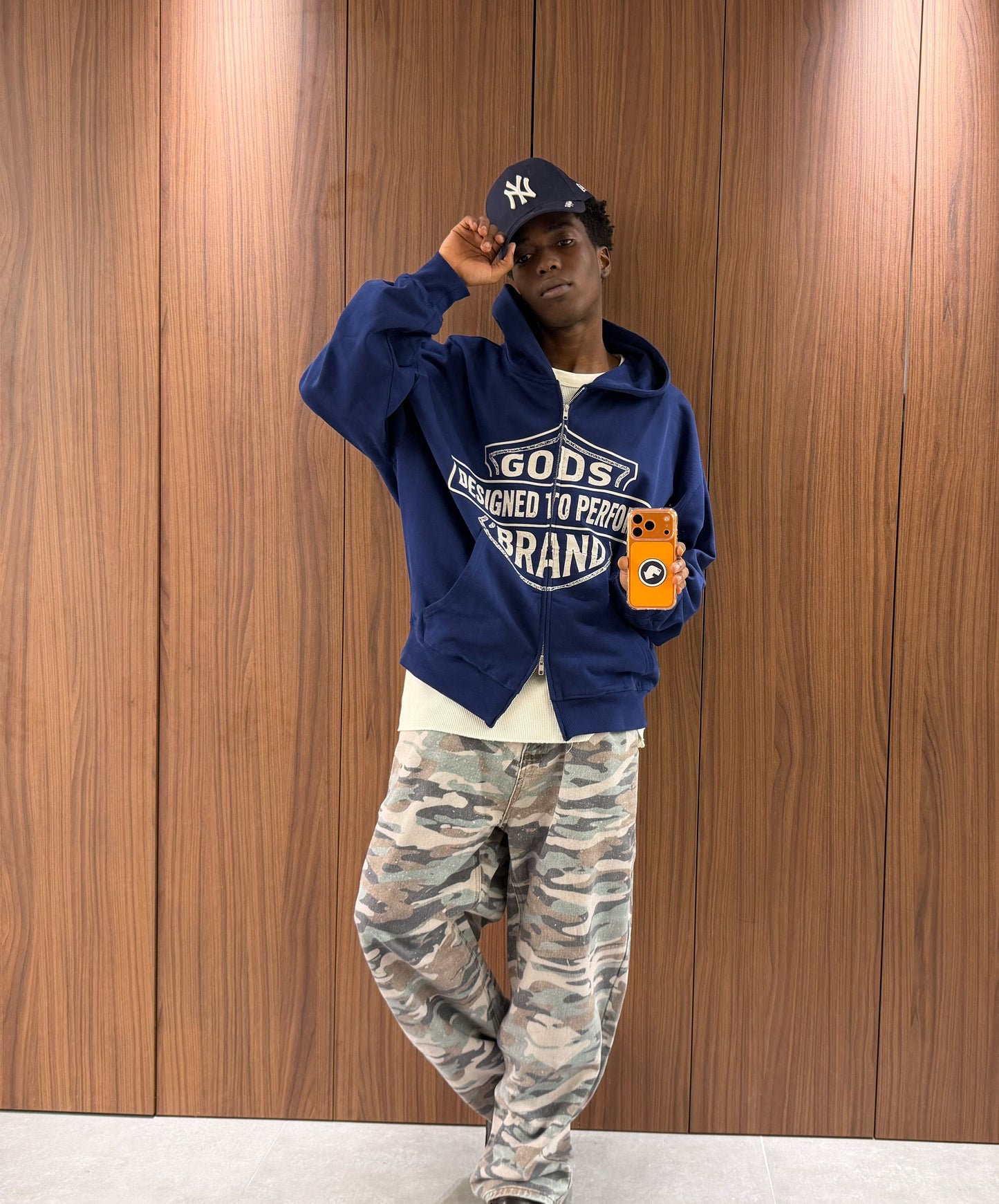 Designed To Perform Zipper Navy