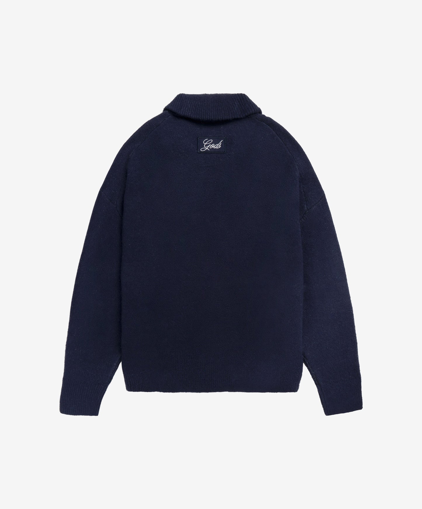 G'S Knitted Zipper Navy