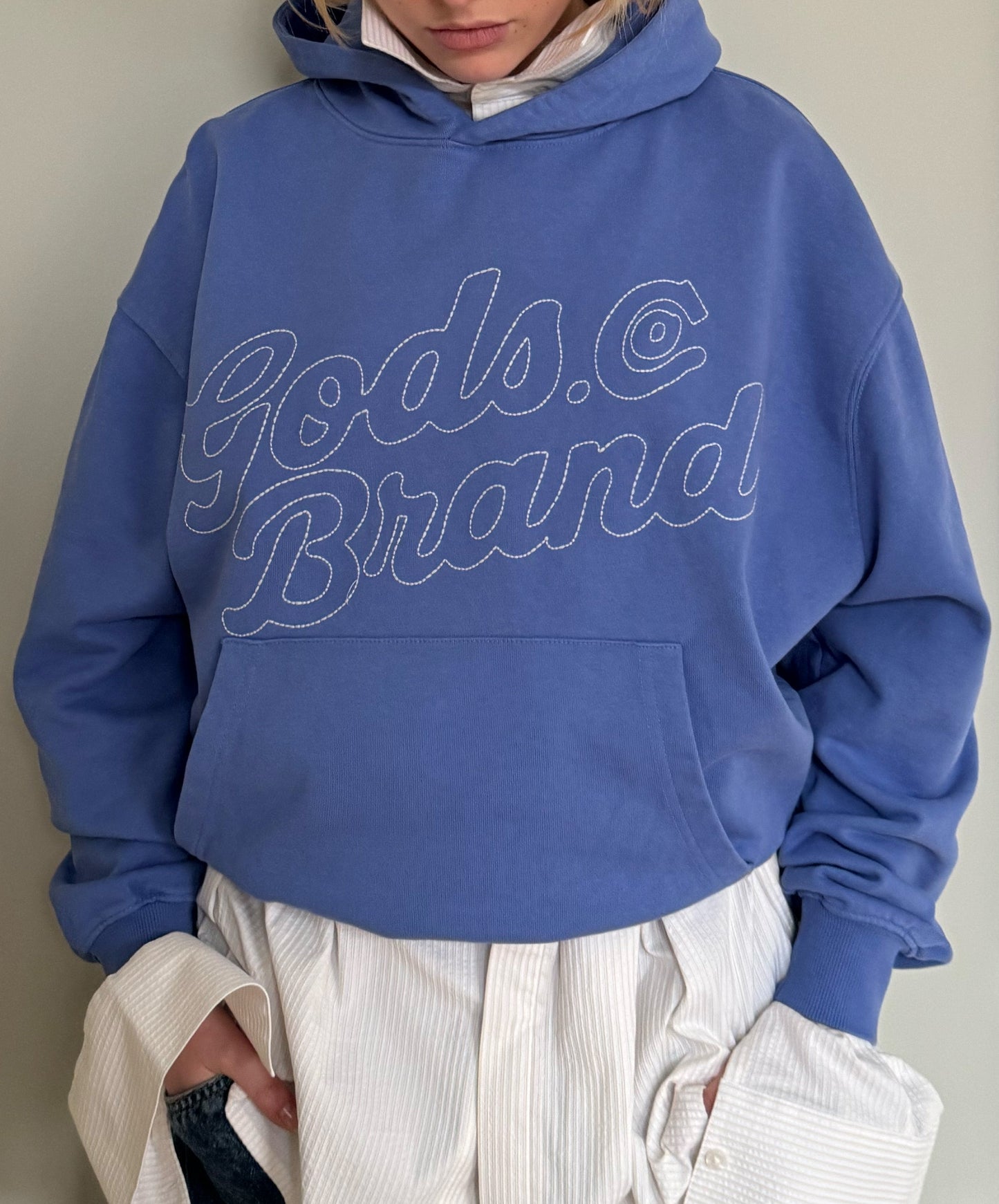 True Love Hoodie Blue