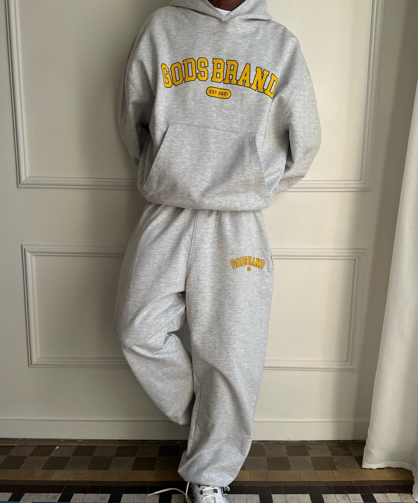 Godsbrand Joggers Grey Melange