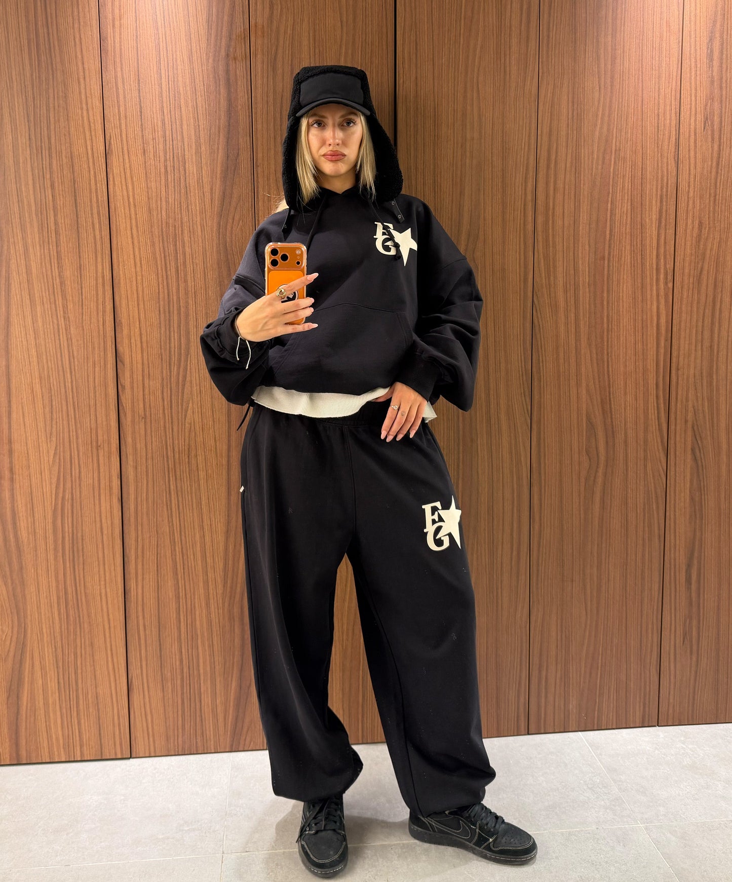 A New Star Hoodie Black