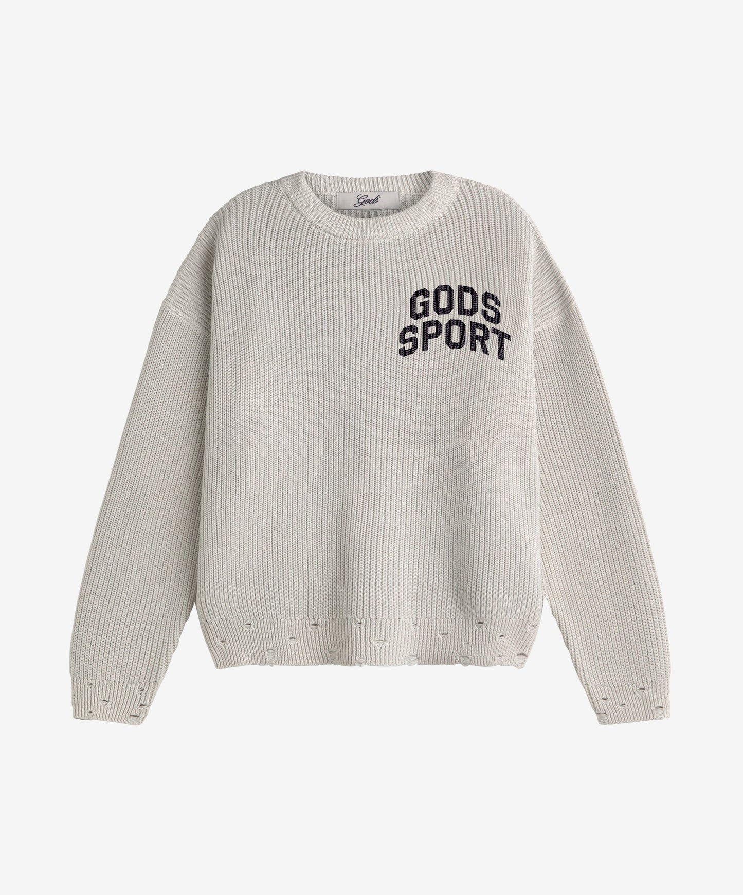Gods Sport Knitted Sweater Grey