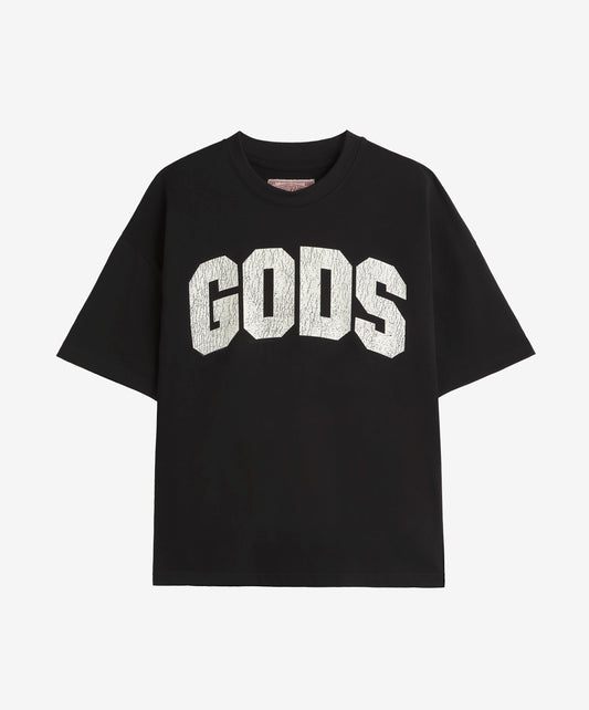 Gods Boxy Tee Black