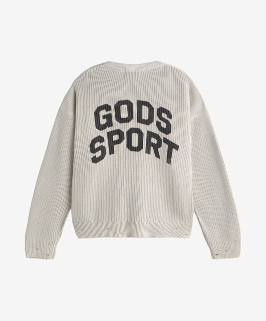 Gods Sport Knitted Sweater Grey