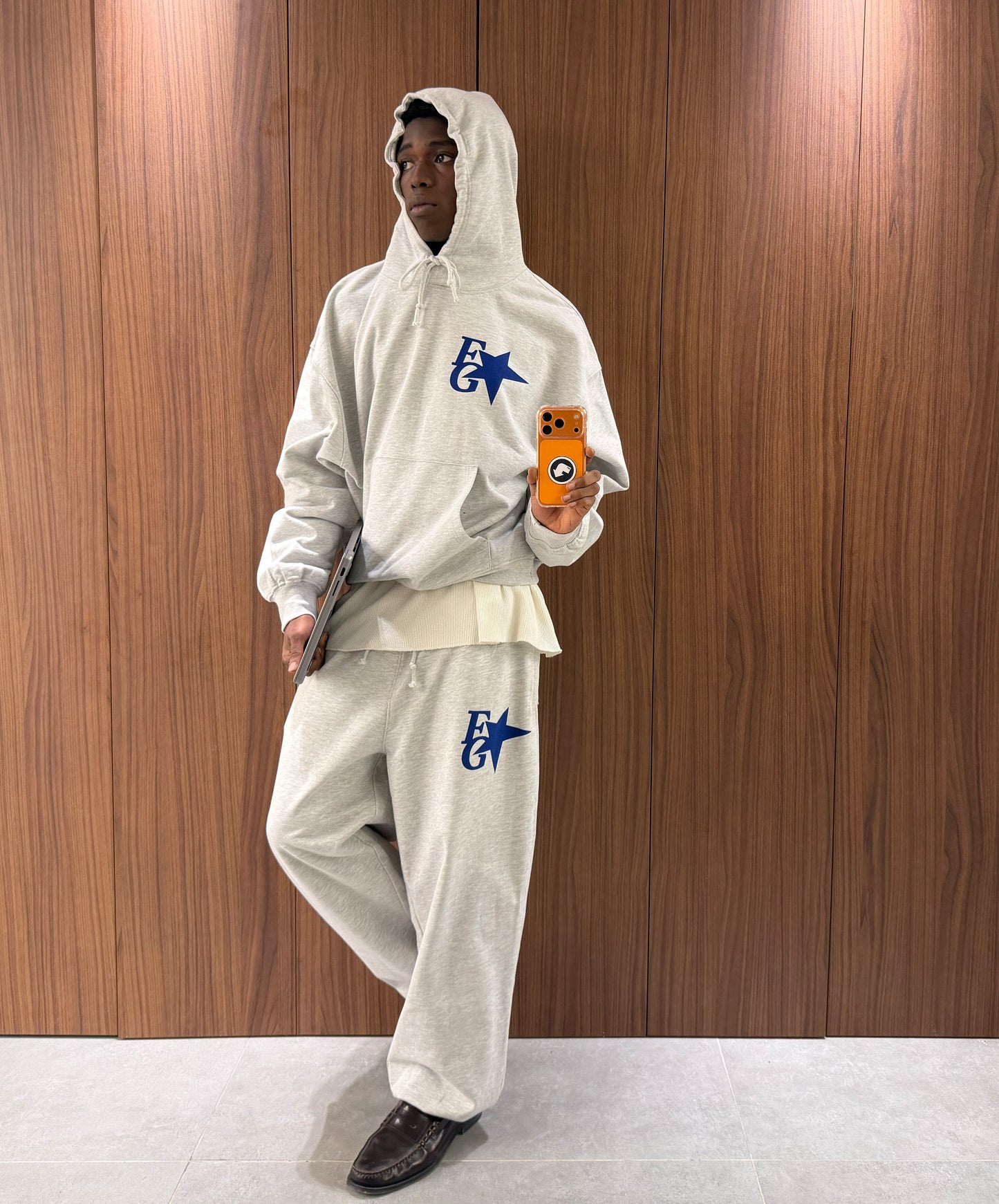 A New Star Hoodie Light Grey