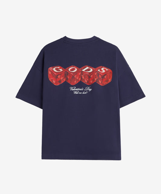 Red Dice Tee Navy