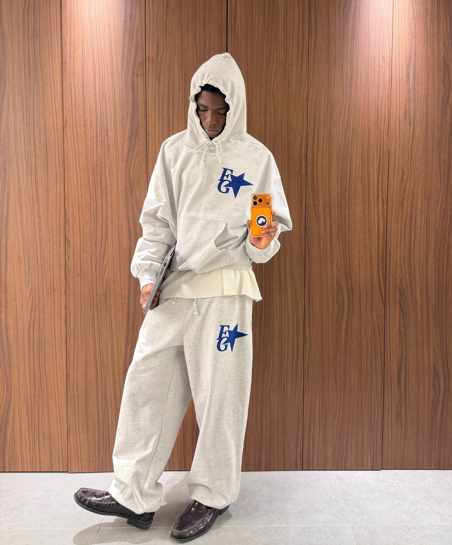 A New Star Hoodie Light Grey