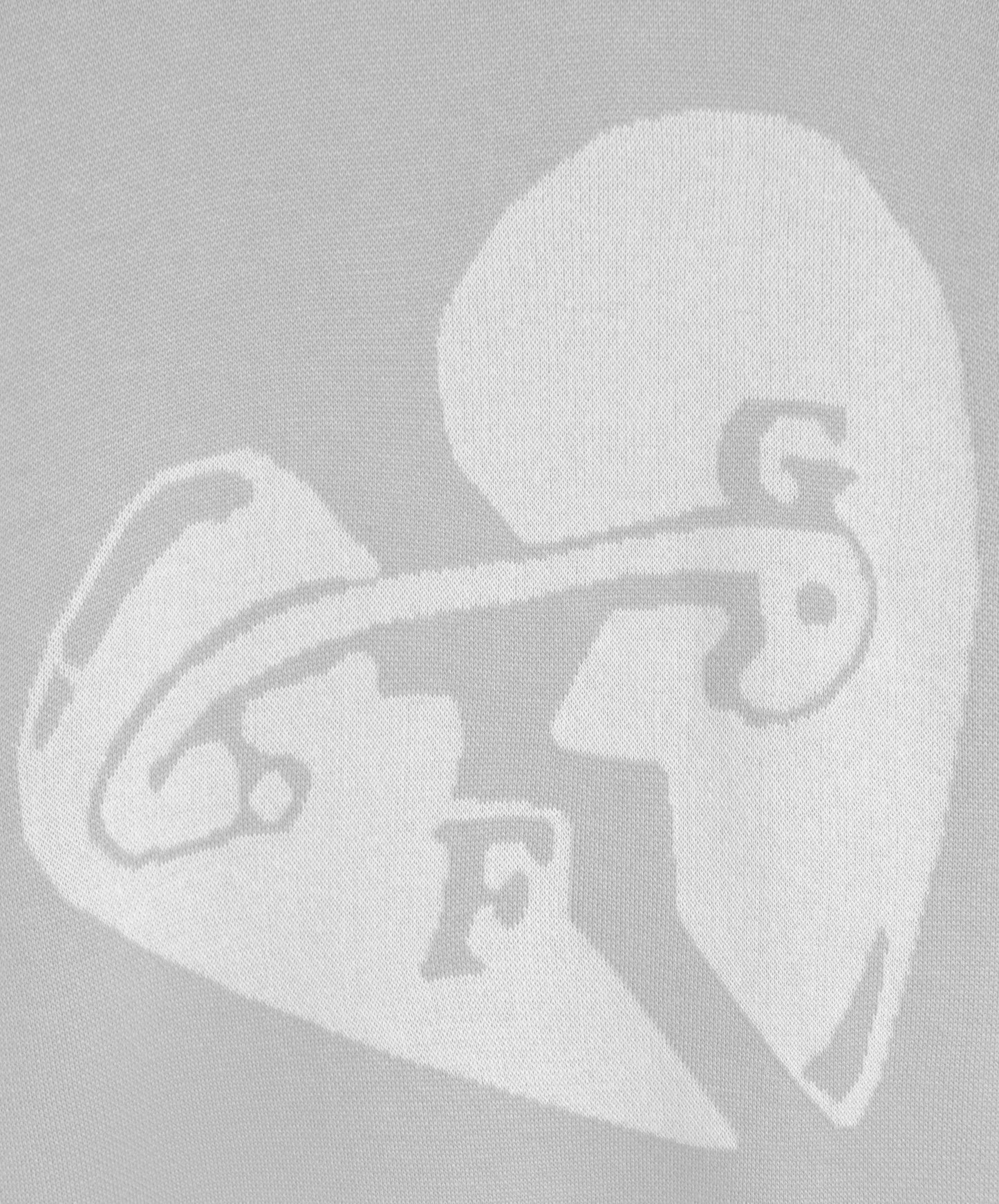 Valentine'S Knitted Sweater Light Gray