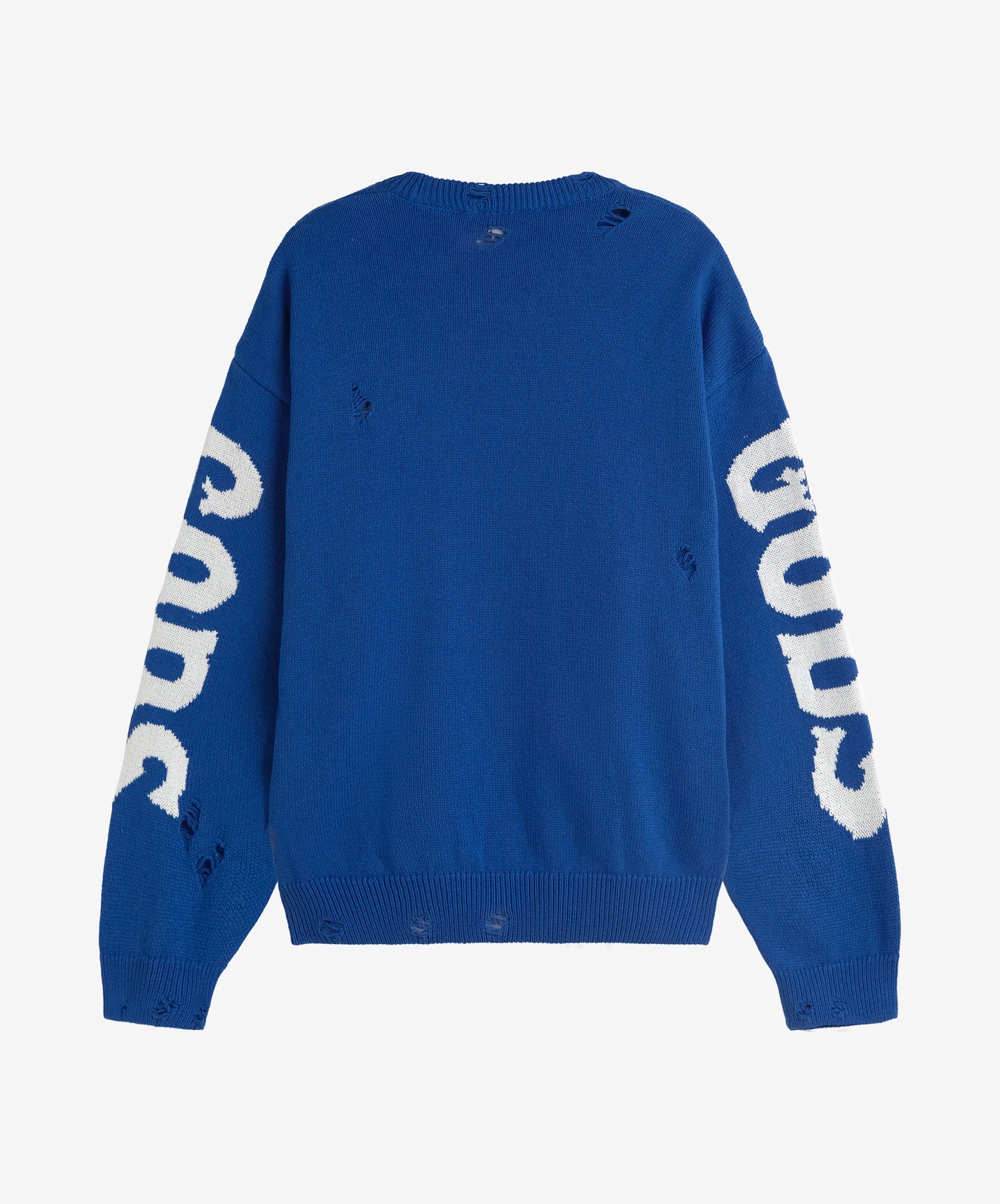 G Side Knitted Sweater Blue