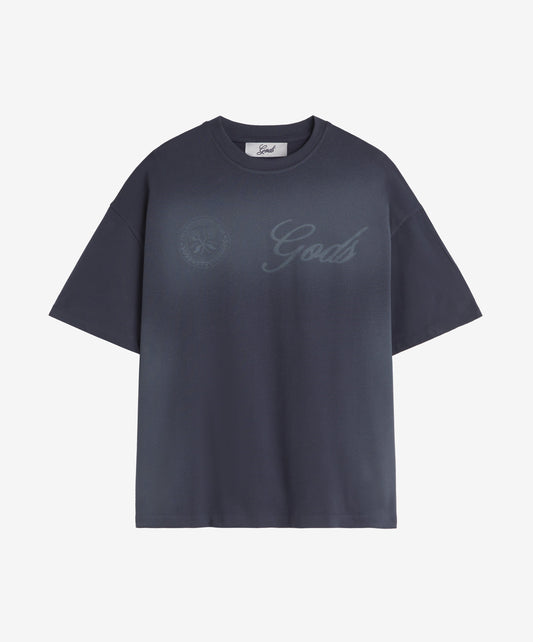 10 Boxy Tee Blue Grey