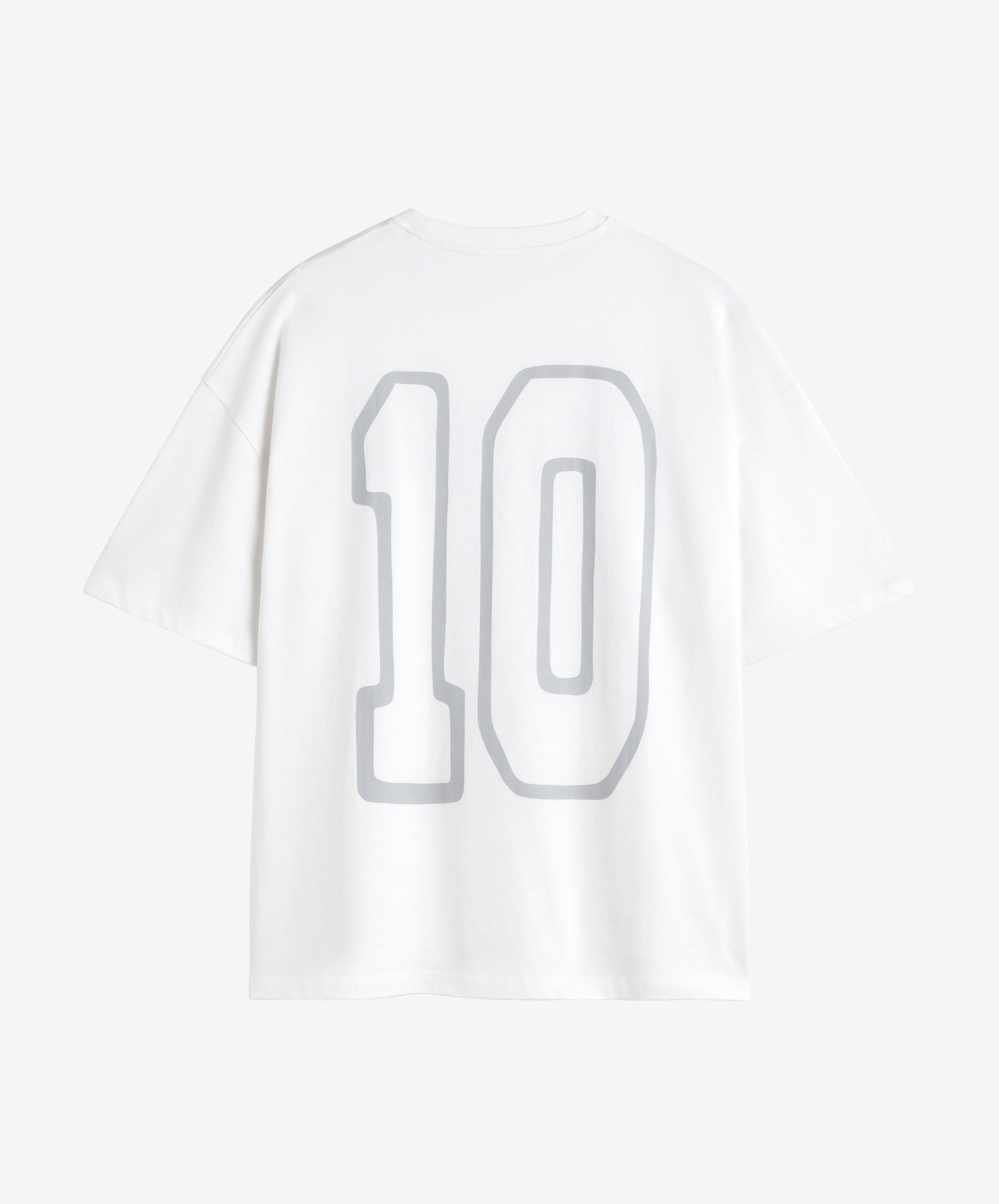 10 Boxy Tee White