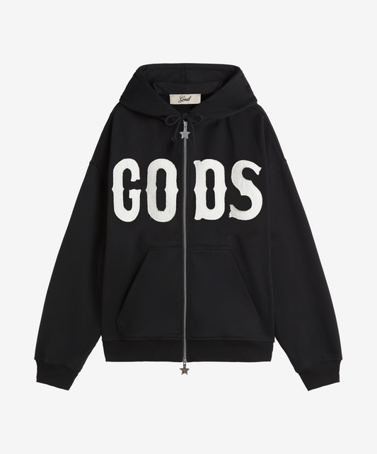 Gods Zipper Black