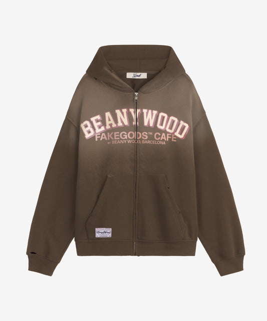 Caramel Zipper Brown