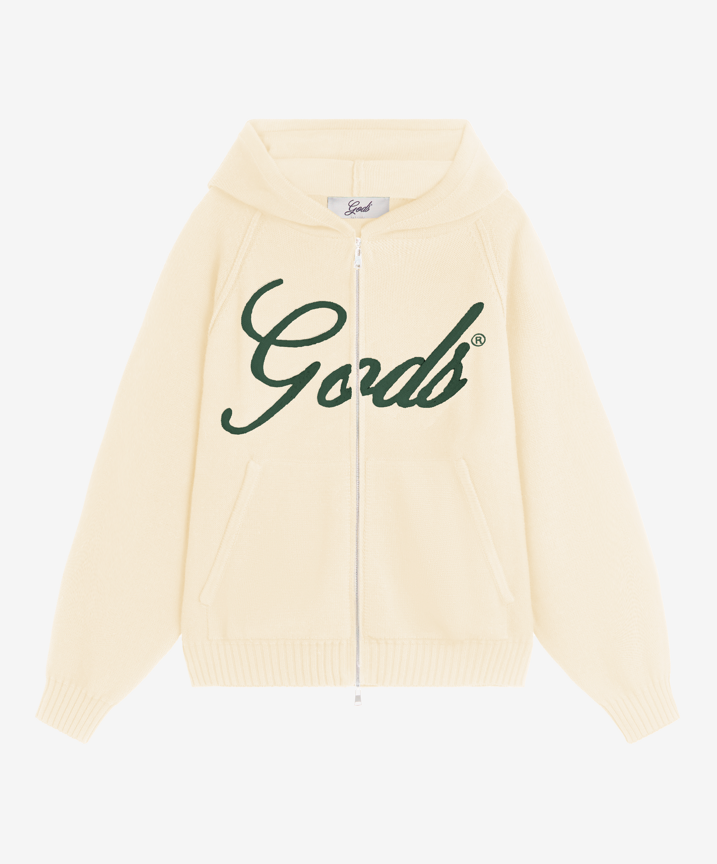 Gods Knitted Zipper Cream
