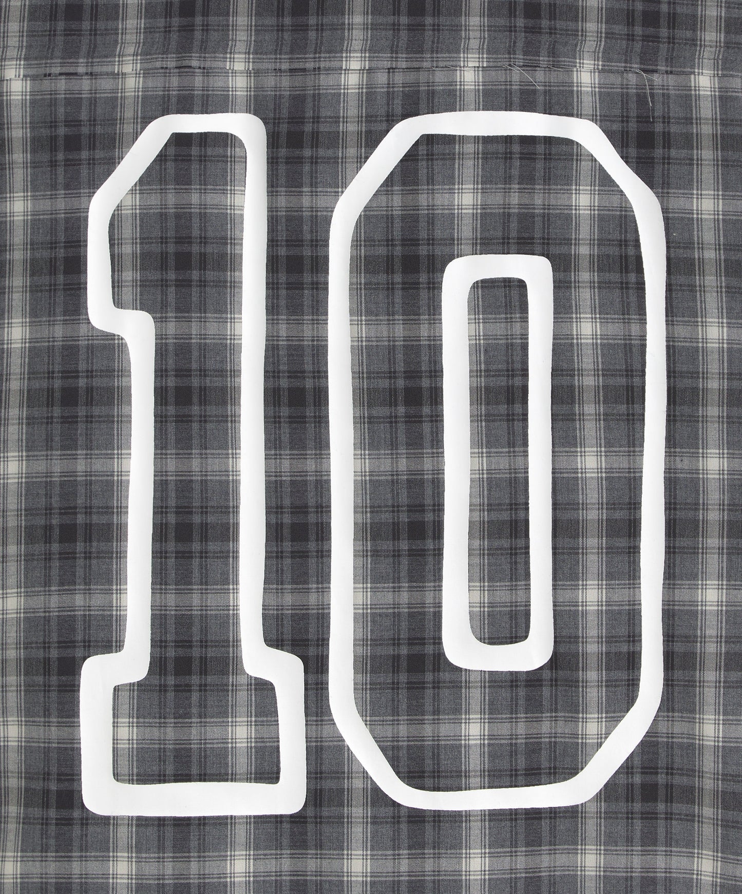 Plaid Layered Shirt Dark Grey