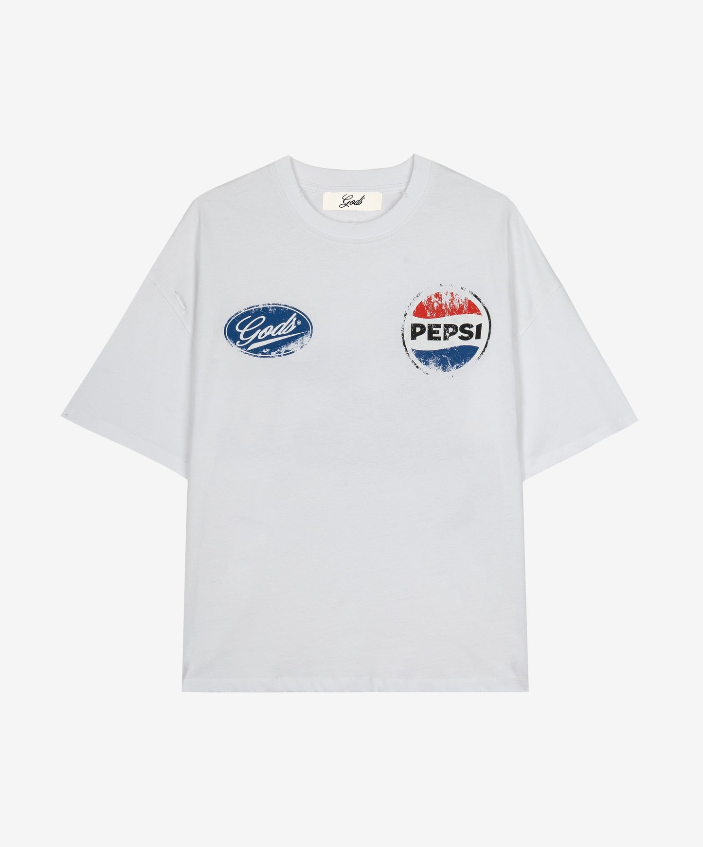 Racer Boxy Tee White