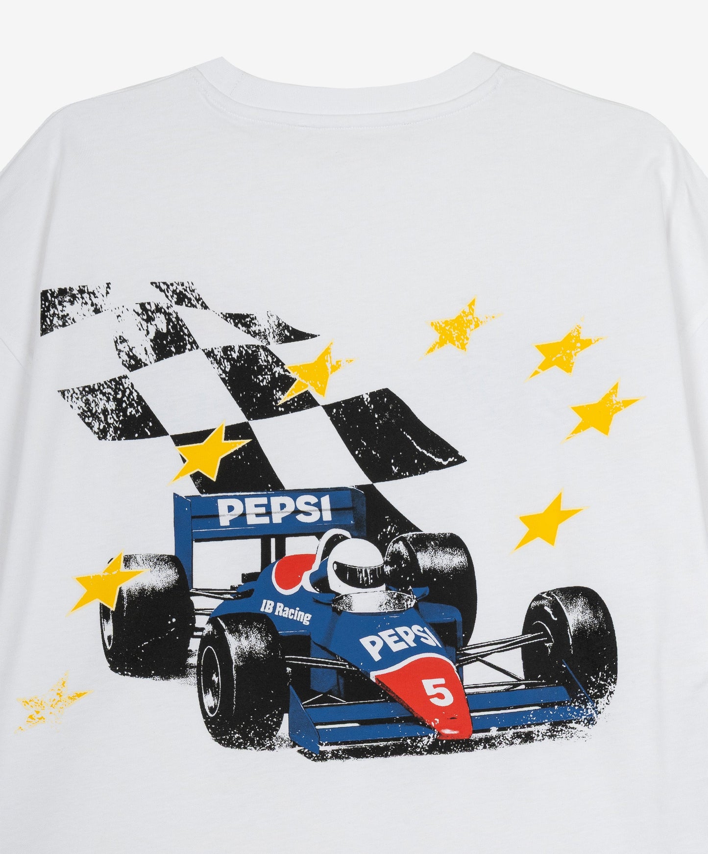 Racer Boxy Tee White