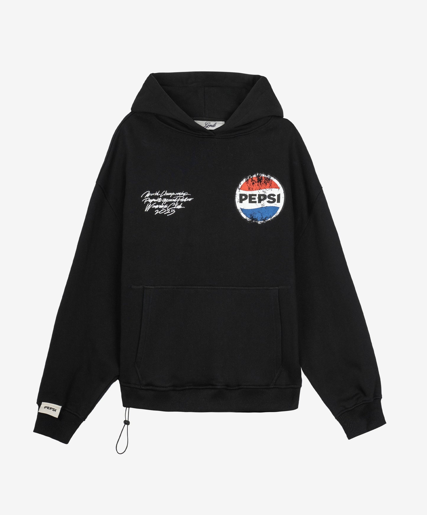 Spark Cropped Hoodie Black