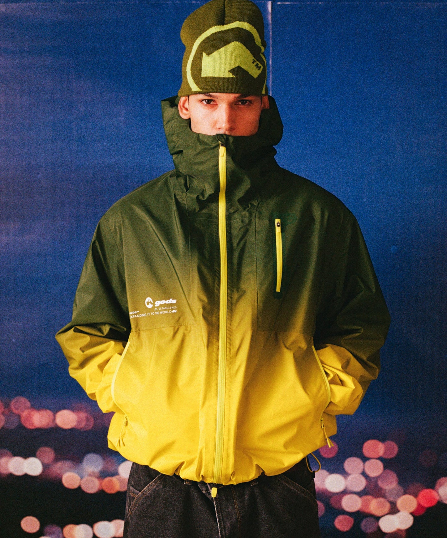 3-Layer Jacket Green