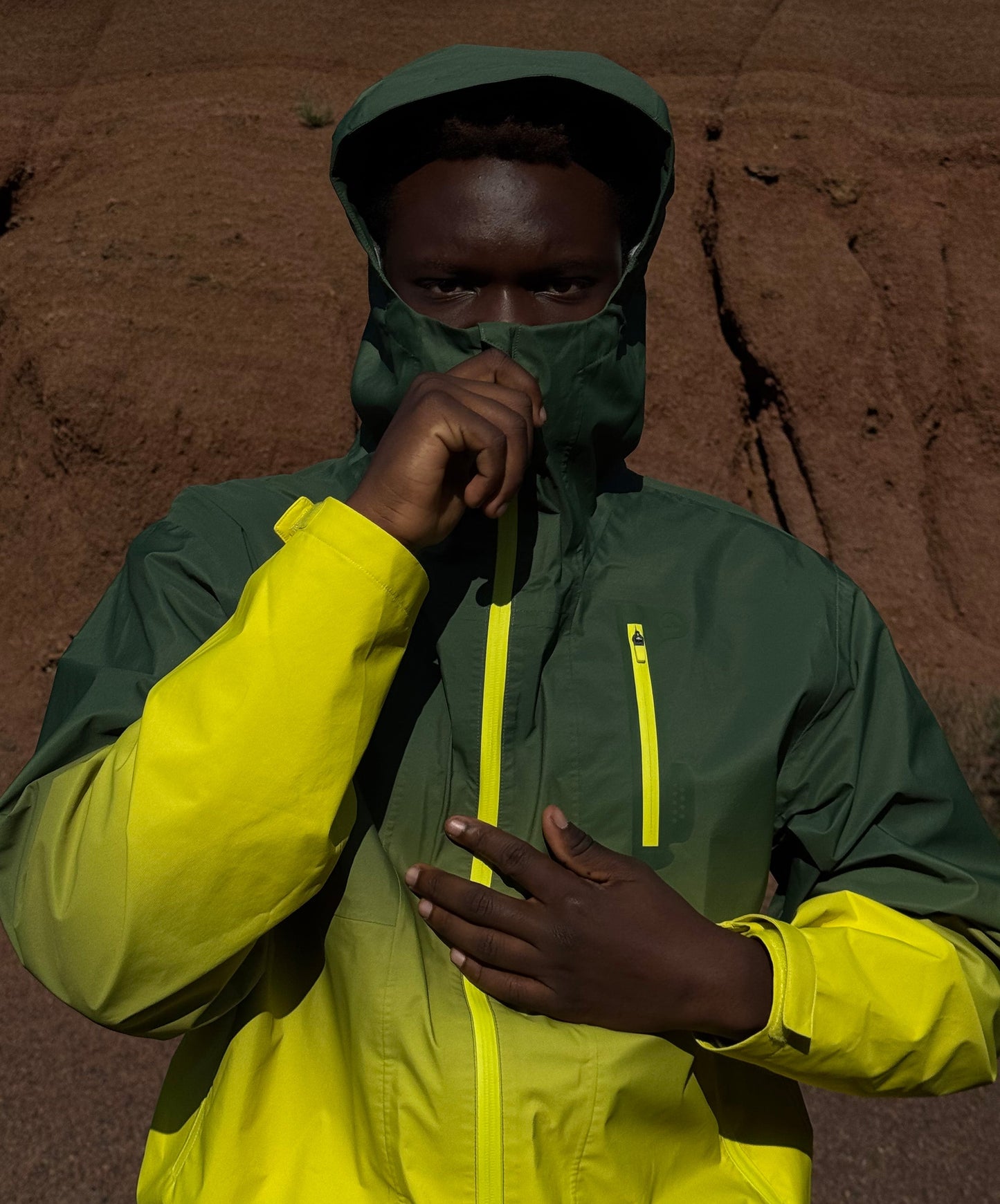 3-Layer Jacket Green