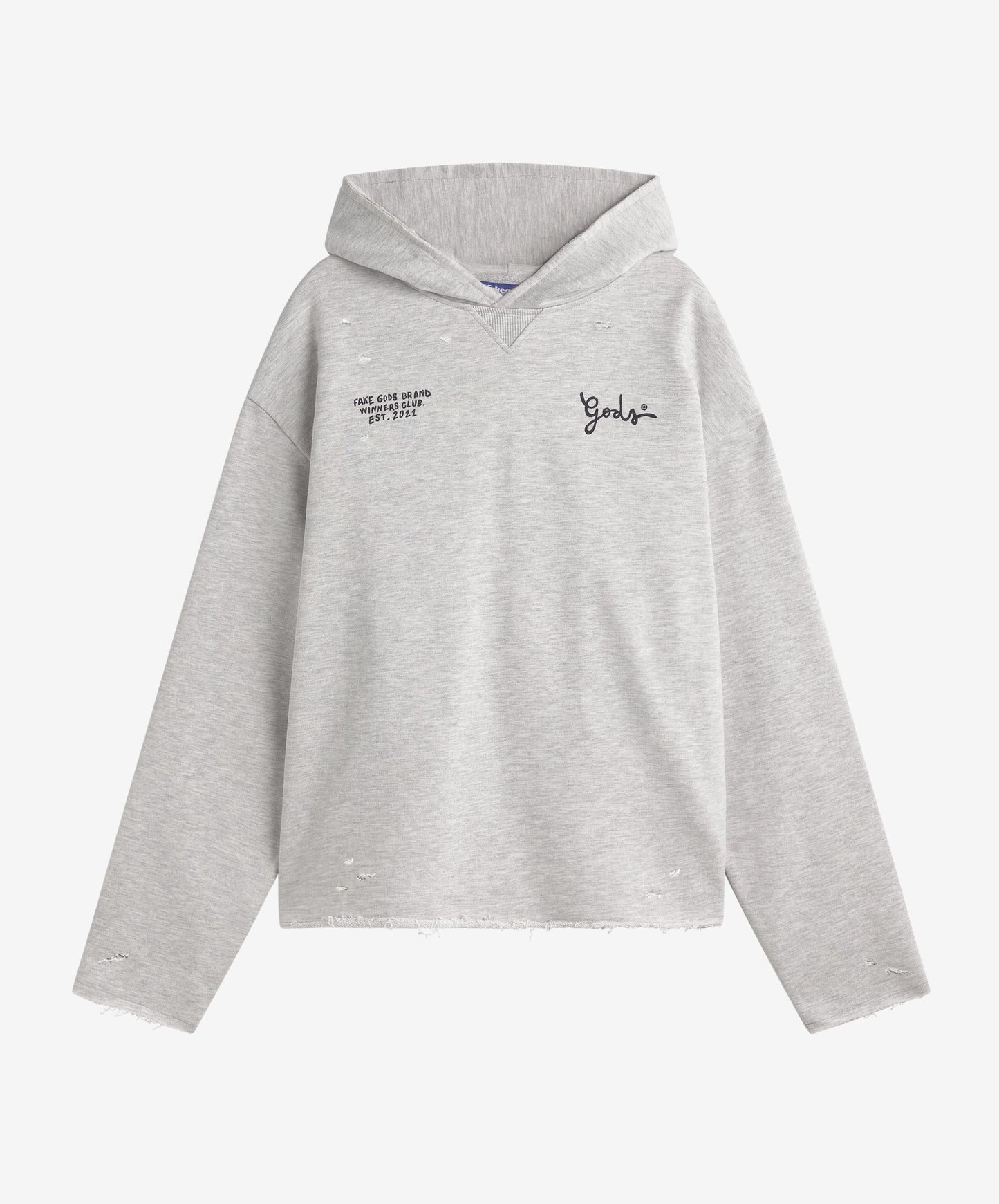 Gods Hoodie Grey Melange