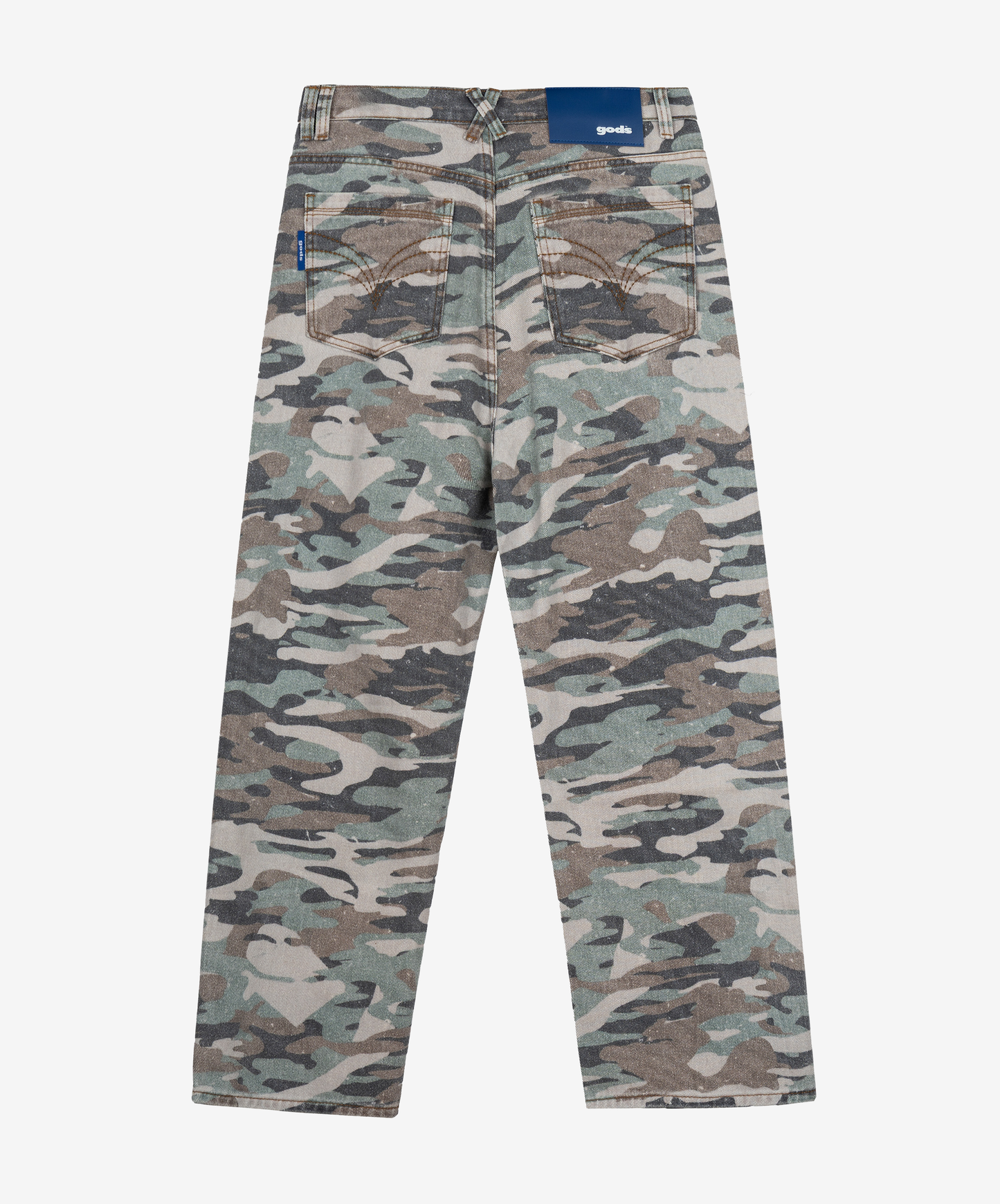 Camouflage Jeans Military Green