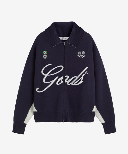 Gods FC Knitted Zipper Navy
