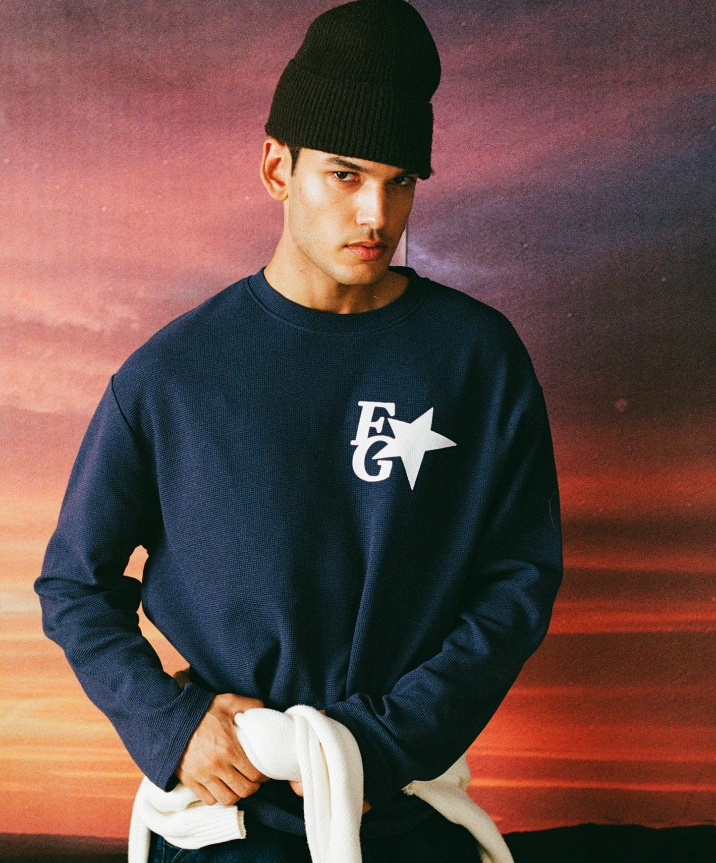 Star Longsleeve Navy