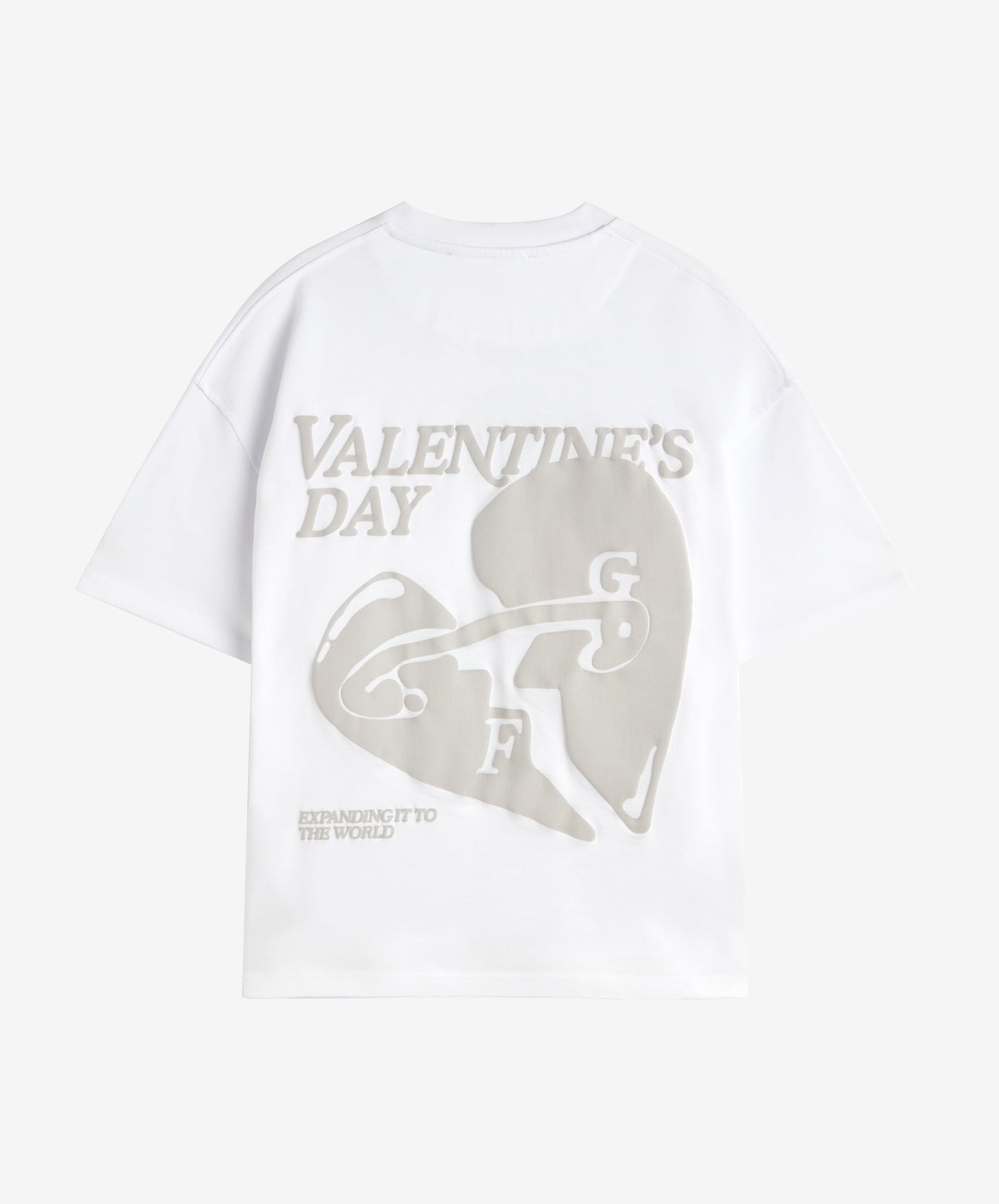 Valentine'S Tee Monochrome White