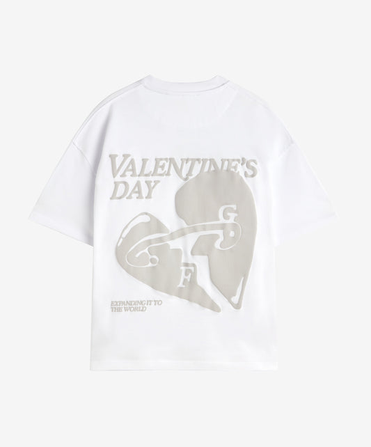 Valentine'S Tee Monochrome White