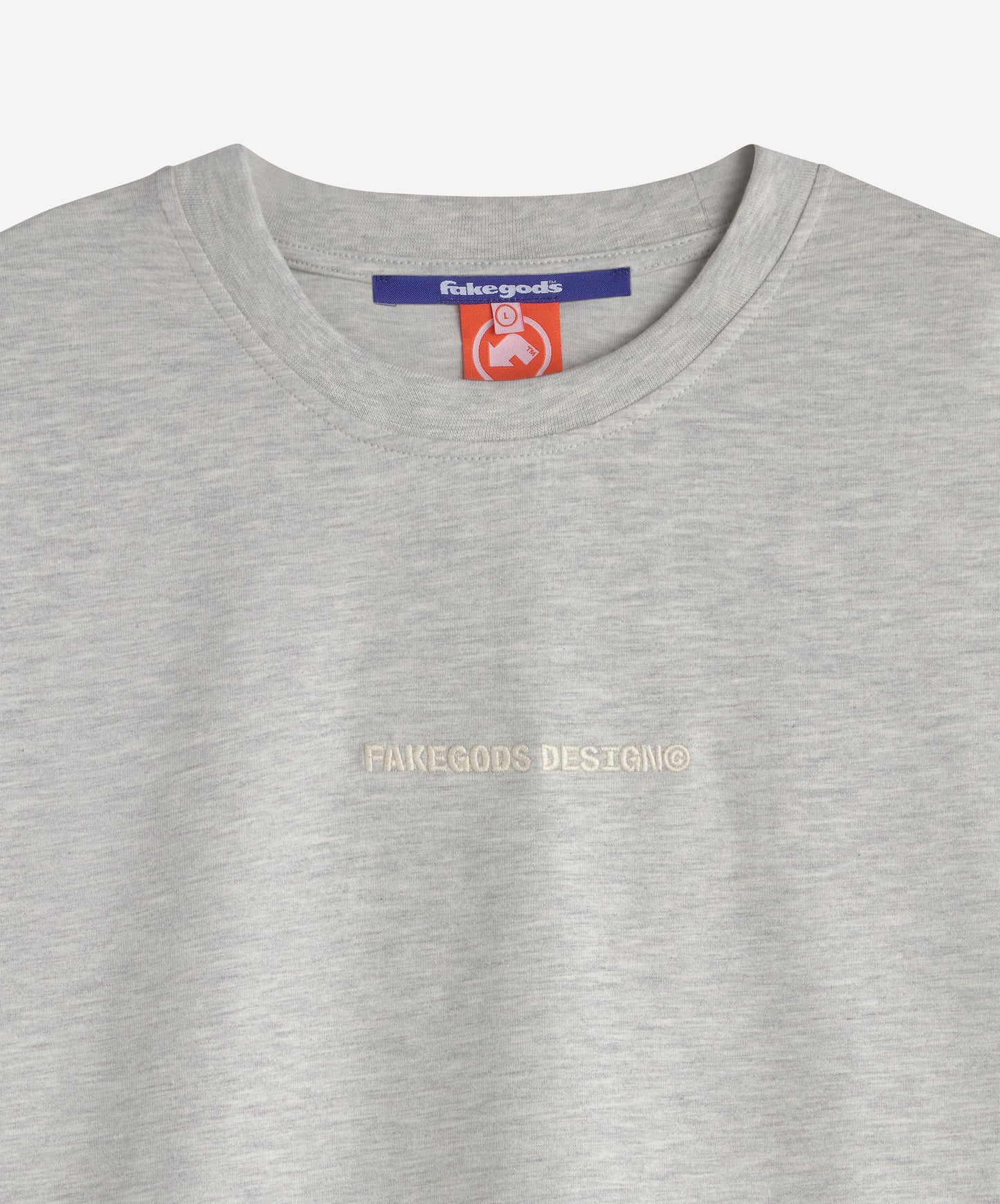 Fg Design Tee Grey Melange